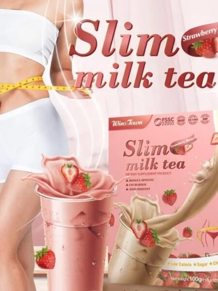 Slim milk tea Strawberry Flavor