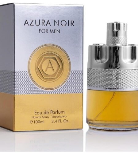 AZURA Noir Fragrance for men by Mantoh Beauty: a premium scent designed to elevate your presence. Sophisticated, lasting, and made for the USA market.